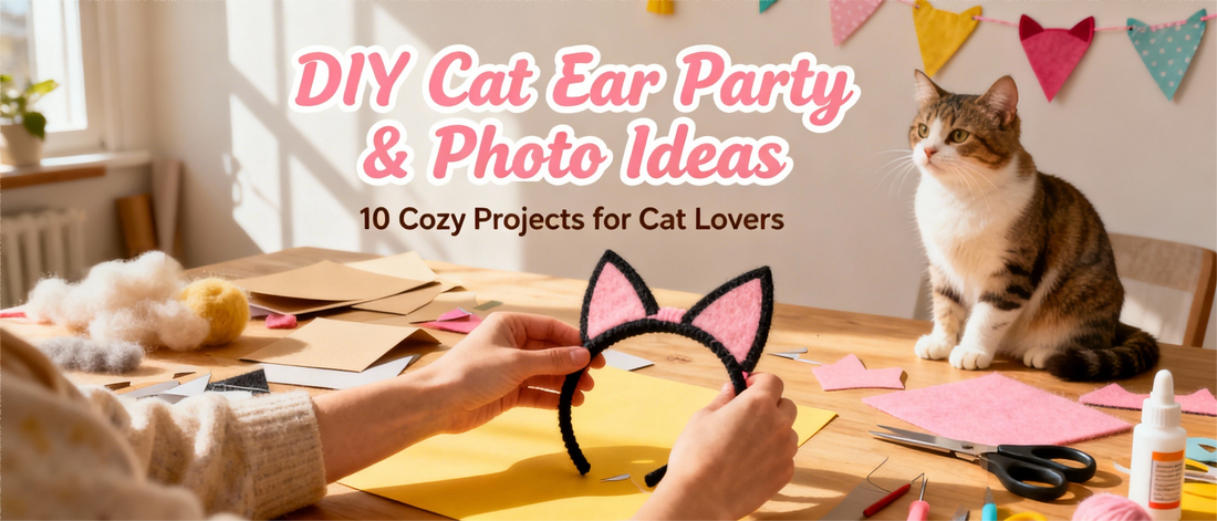 DIY Cat Ear Party & Photo Ideas: 10 Cozy Projects for Cat Lovers