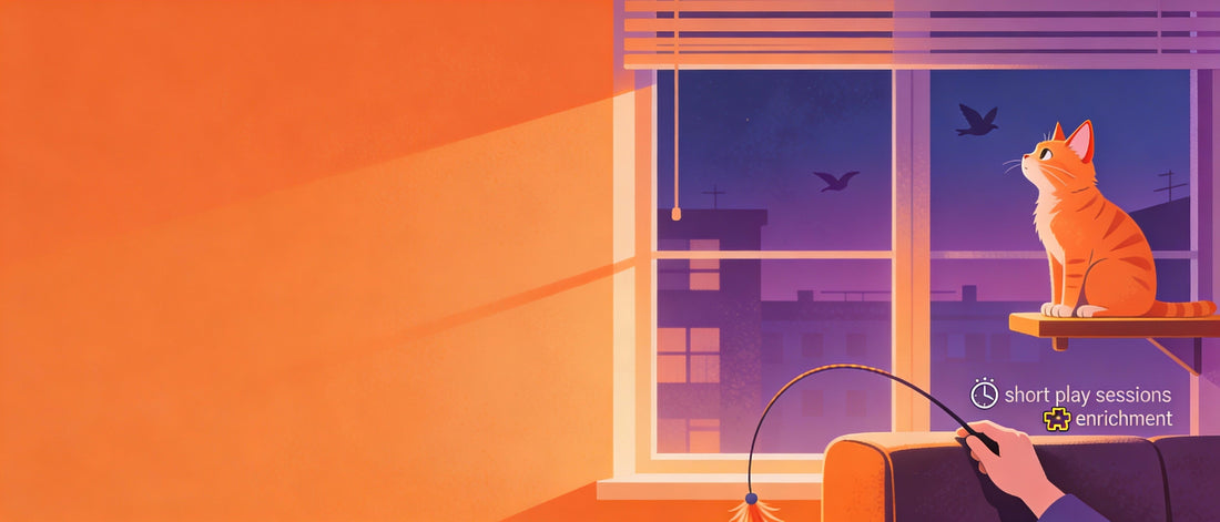 Indoor Cat Boredom: What Actually Works to Reduce Night Zoomies (A Practical Enrichment Plan)