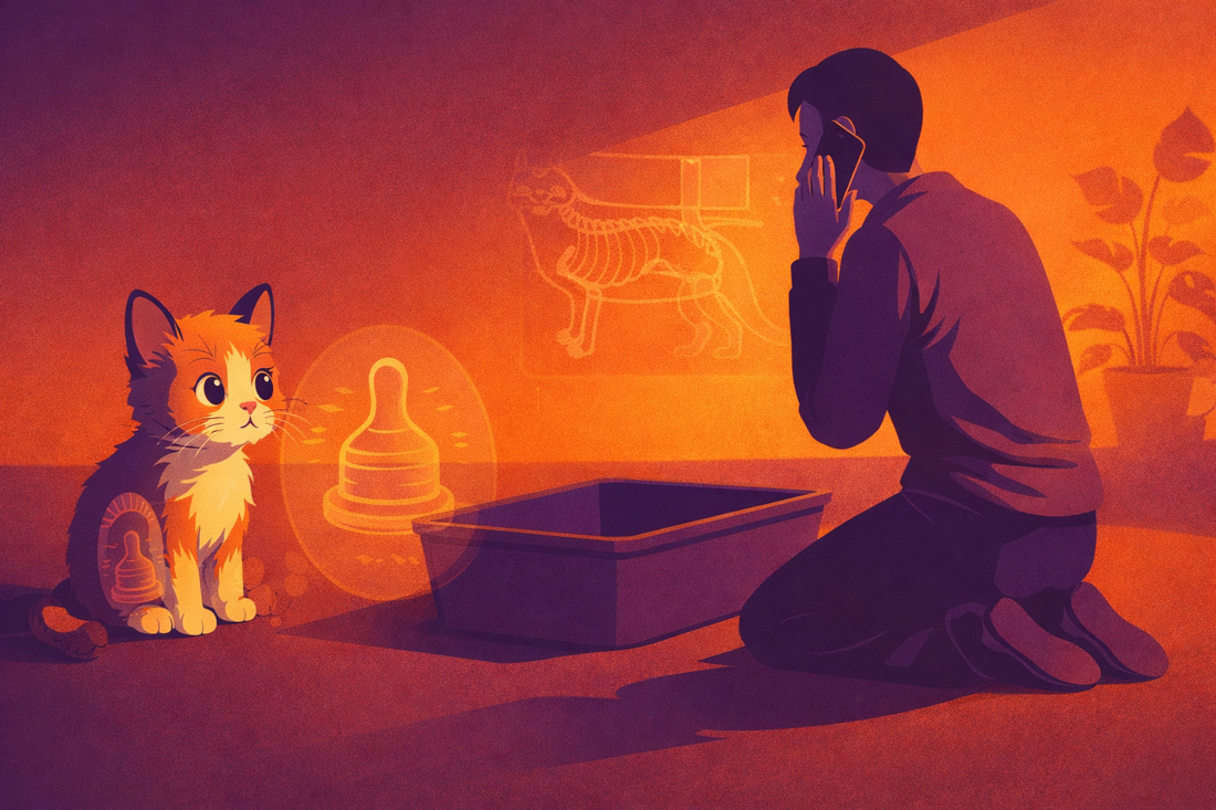 Kitten Swallowed a Bottle Nipple and Hasn’t Pooped: A Vet-First Survival Guide