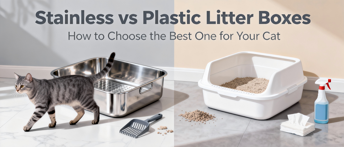 Stainless vs Plastic Litter Boxes: How to Choose the Best One for Your Cat