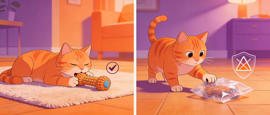 Why Cats Eat Plastic (and Other Non-Food Items): Pica vs. Chewing, Causes, and a Vet-First Prevention Plan
