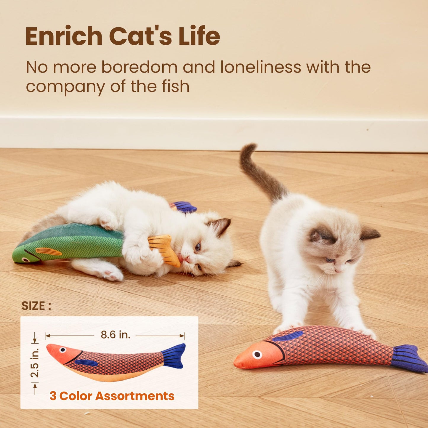 Cat Toys Saury Fish