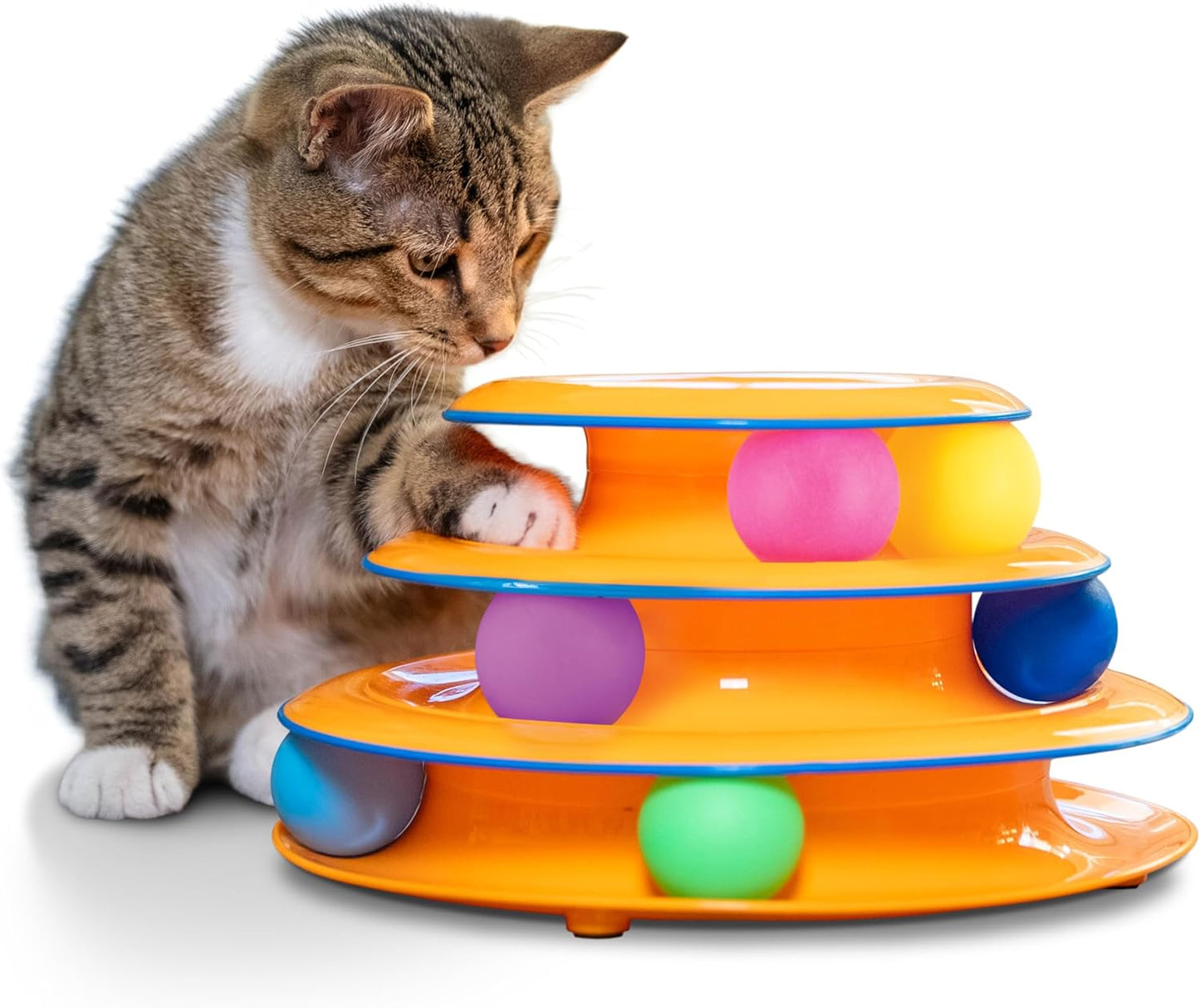 Catstages Tower of Tracks 3-Level Cat Track Toy